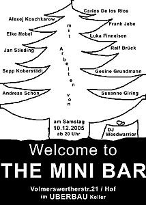 welcome to the minibar